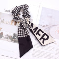 Fashion Ins Style Black&White Tassel Elastic Hair Tie Headband